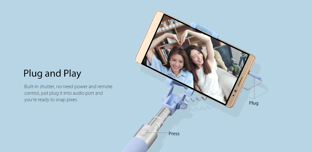 Original HUAWEI Mini Extendable Handheld Folding Selfie Stick Holder Monopod for Smartphone