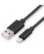 MFI Data Sync and Charge Lightning to USB Coiled Cable with 8 Pin Interface