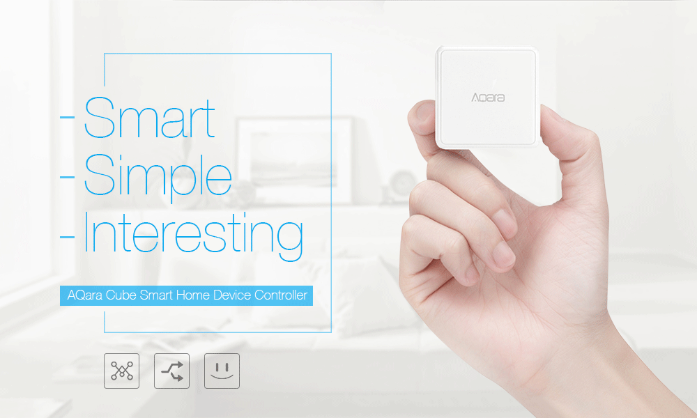 Aqara Cube Smart Home Controller 6 Actions Device - White