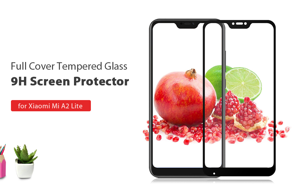 Full Cover Tempered Glass 9H Screen Protector for Xiaomi Mi A2 Lite